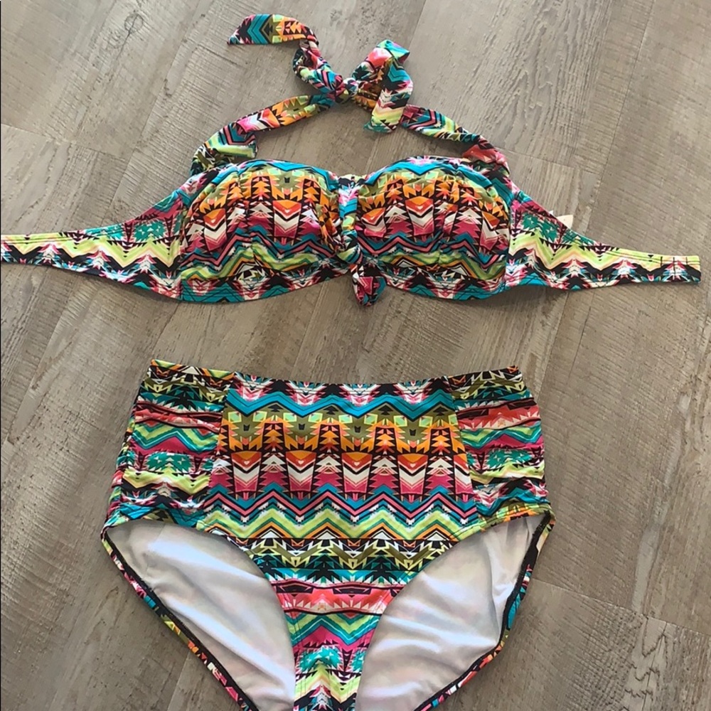 High waisted bikini size 10